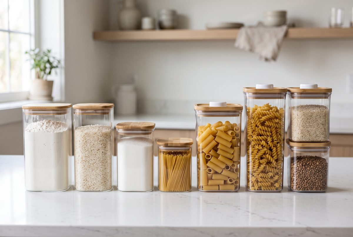 Two container systems compared. Shelf depth decides this more than brand loyalty does.